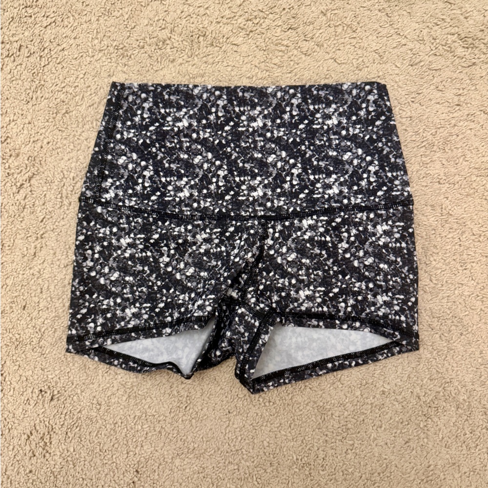 lululemon athletica Black and White Athletic Shorts